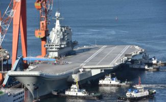 国产航母完成第二次海试 已返回大连造船厂